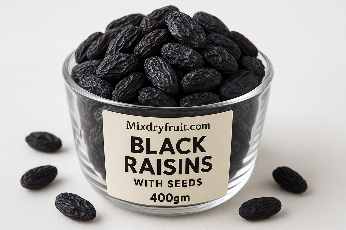 Black Raisins (With Seed) 400gm – Your Natural Source of Health & Wellness