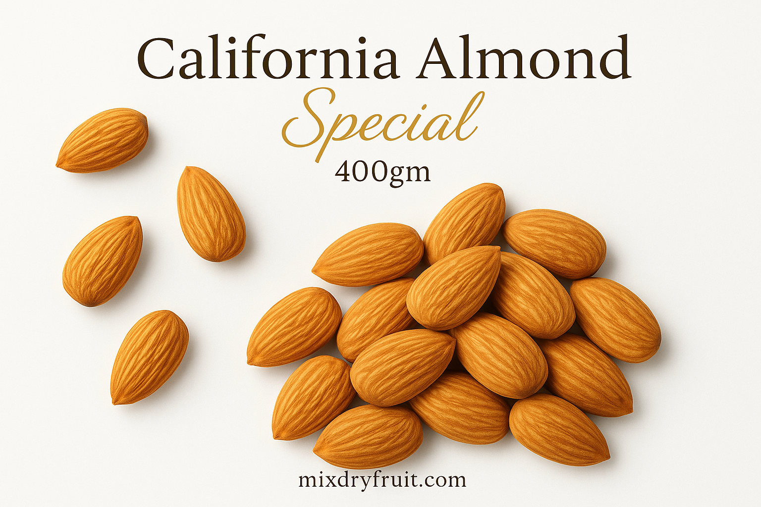 California Almond Special 400gm - Mix Dry Fruit