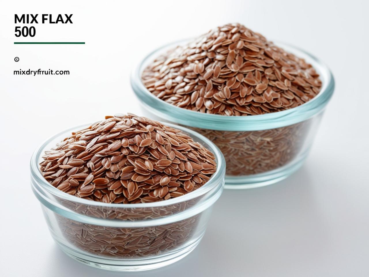 Flax Seeds 500g - Alsi Seeds | Flax Seeds for Hair Growth | Raw Seeds for Eating | Source of Iron & Dietary Fibre | Rich in Protein