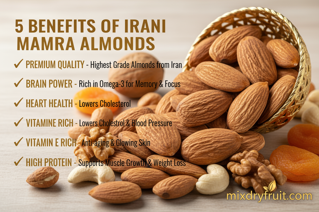 Discover the Magic of Premium Irani Mamra Almonds