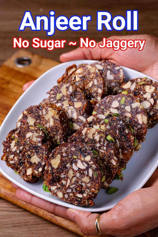 Healthy Snacking with Figs Dryfruit Barfi