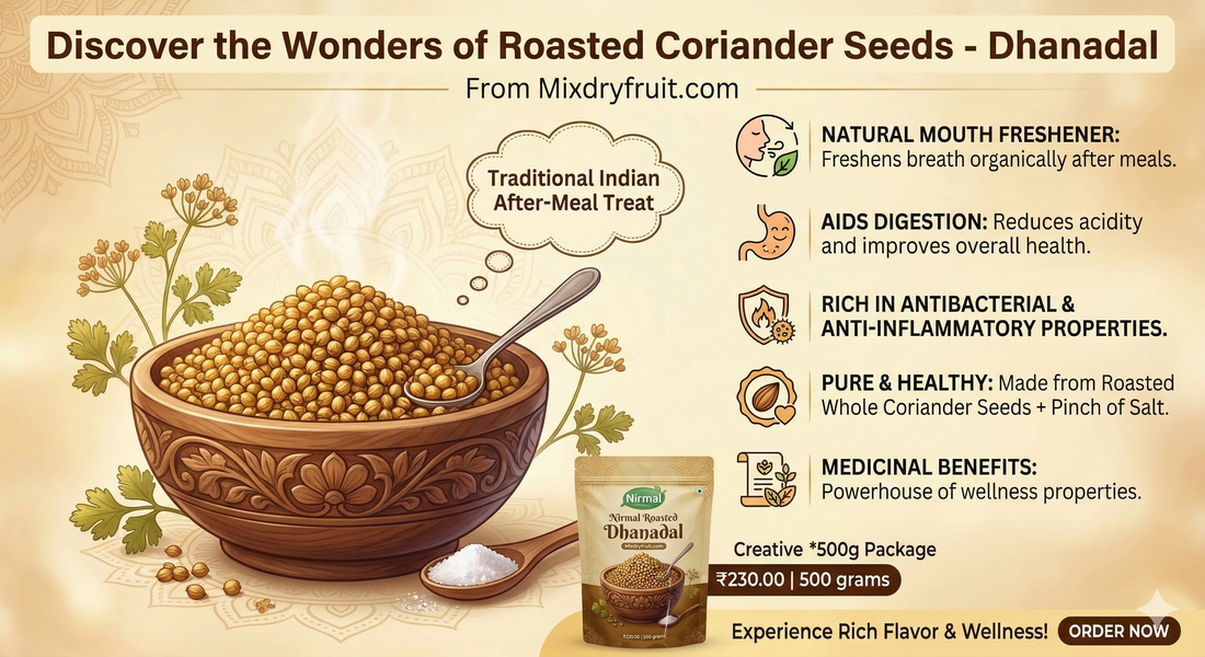Health Benefits of Roasted Coriander Seeds Dhanadal