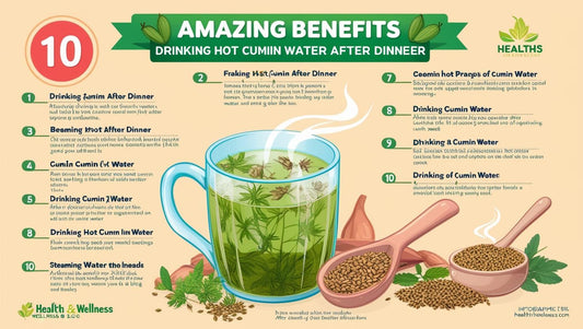 डिनर के बाद गर्म जीरा पानी पीने के 10 कमाल के फ़ायदे | Better Digestion, Weight Loss, Immunity Boost