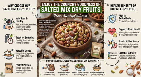 Healthy Snacking with Salted Mix Dry Fruits