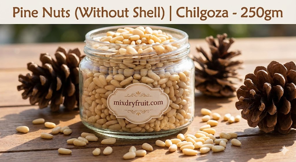 Discover the Nutty Goodness of Premium Pine Nuts - Chilgoza 250gm
