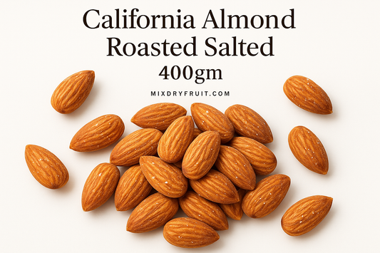 California Almond Roasted Salted 400gm - Mix Dry Fruit