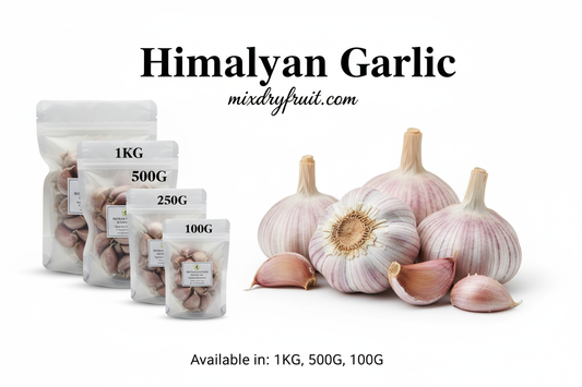 Himalayan Garlic - 1KG, 500G, 250G, 100G - Mixdryfruit.com